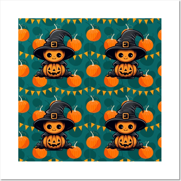 halloween pumpkin Wall Art by Signum